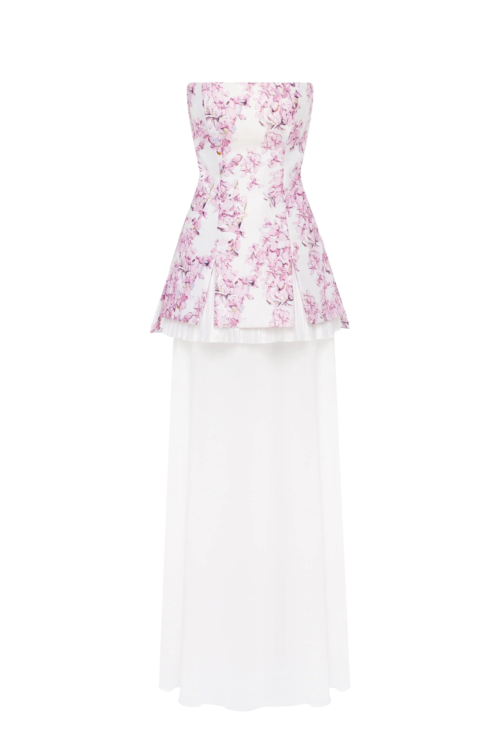 2-in-1 pink sakura mini with a detachable underskirt - Image 2