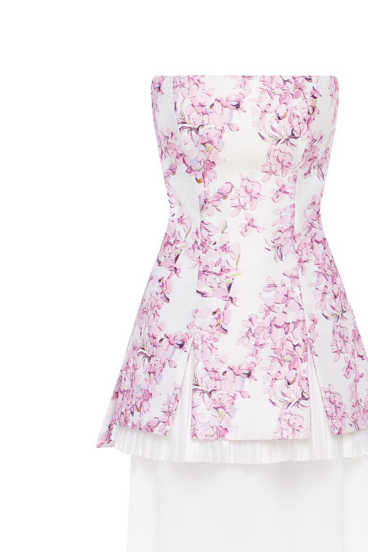 2-in-1 pink sakura mini with a detachable underskirt - Image 5