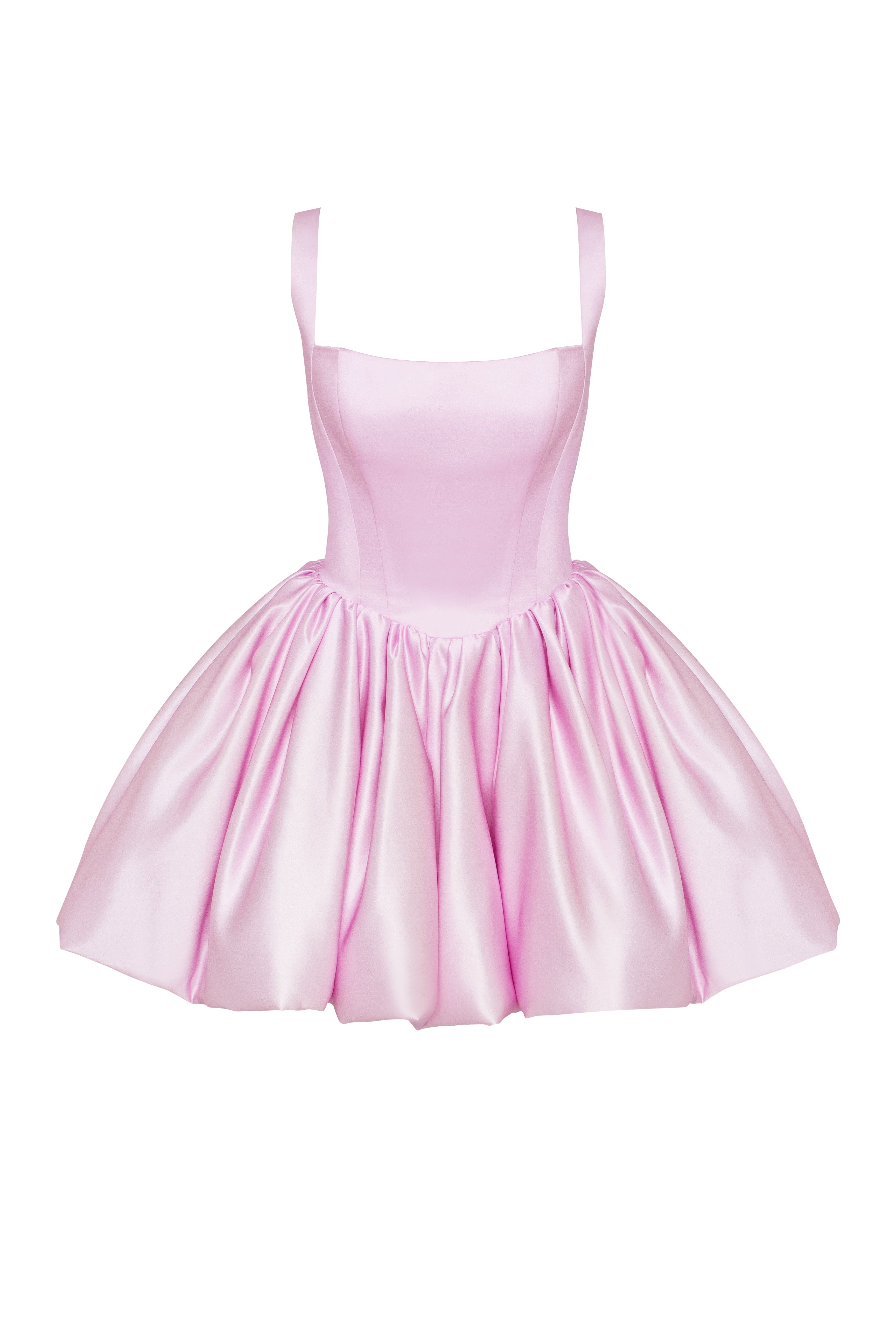Adorable pink mini dress with puffy skirt, Glow-Up - Image 2