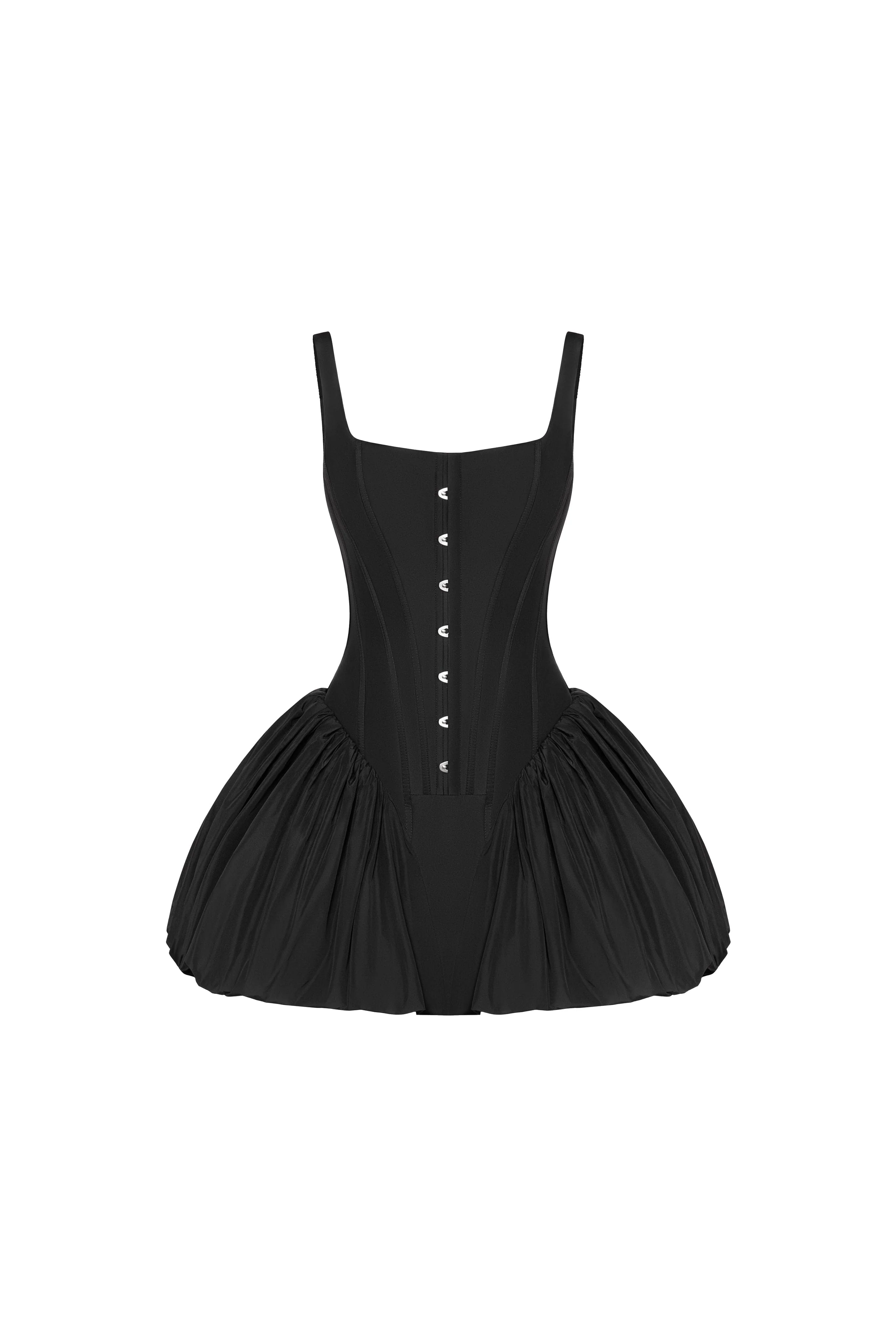 Black corset mini dress - Image 2