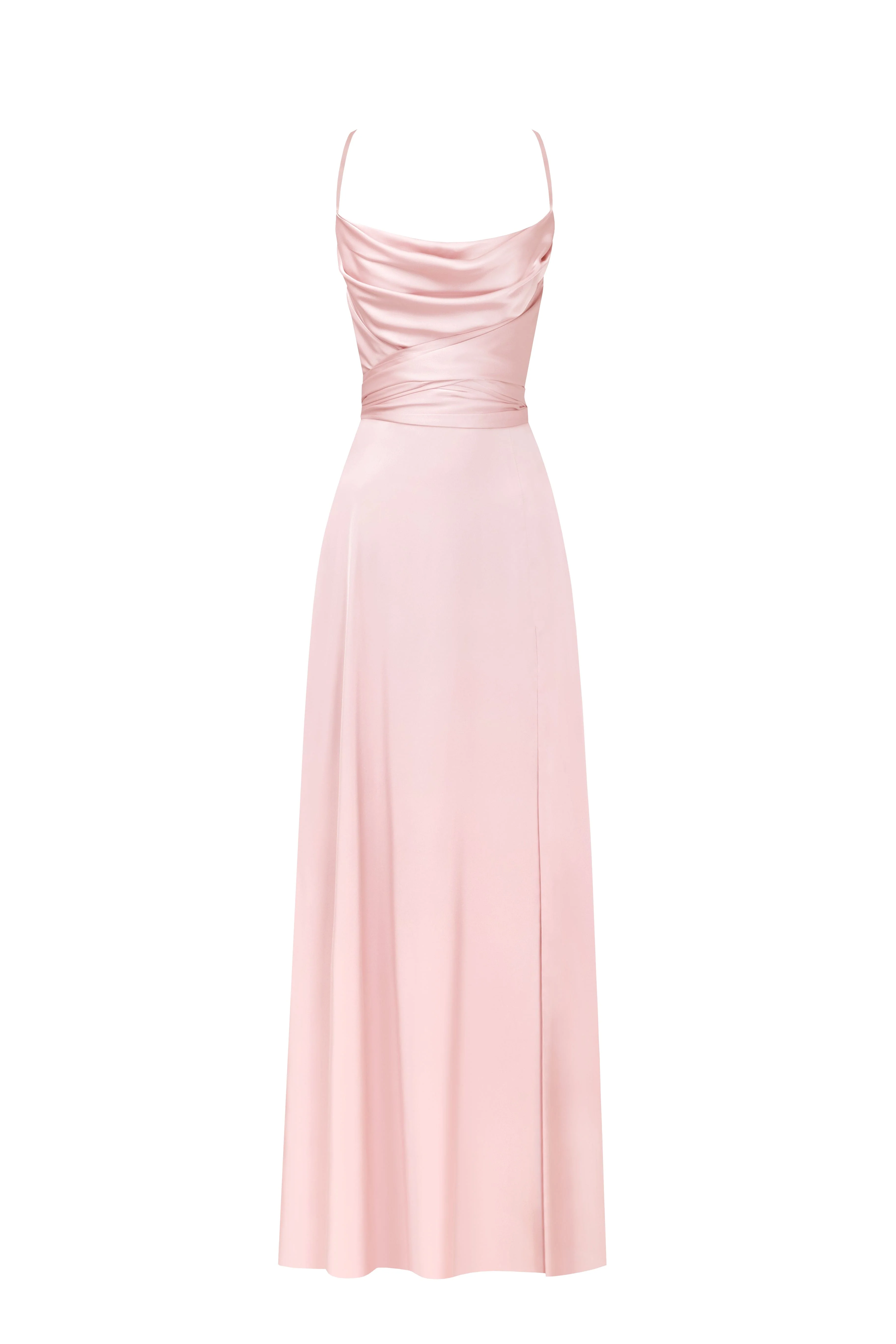 Boudoir misty rose silk slip dress - Image 2