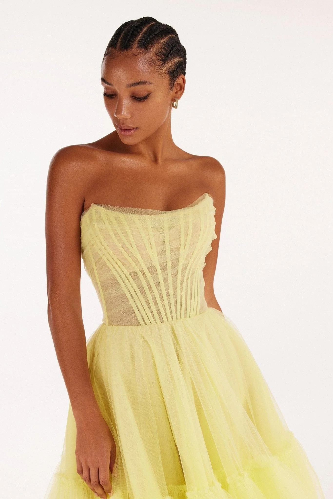 Bright Yellow tulle dress - Image 7