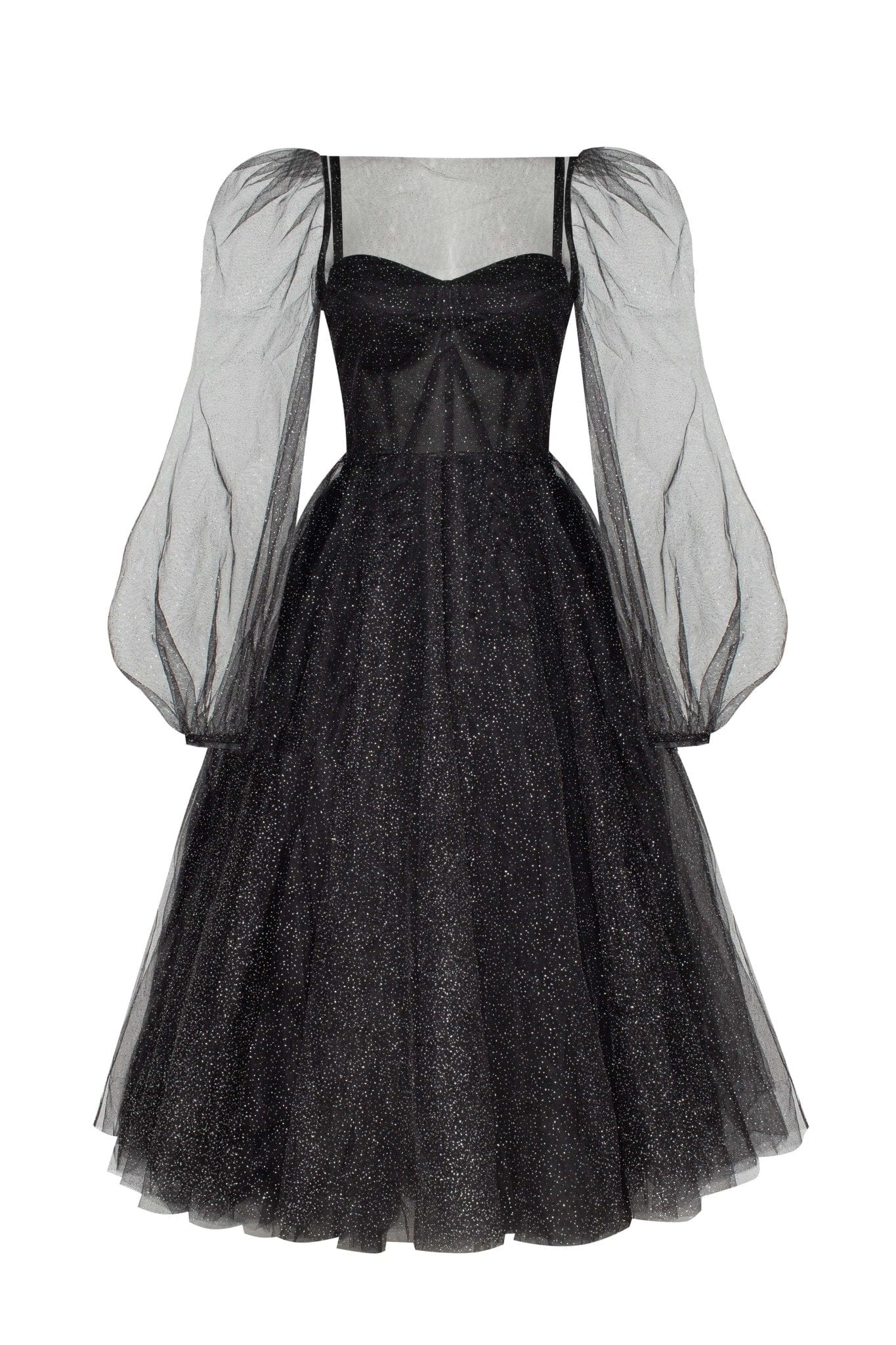Combination sparkly tulle dress - Image 2
