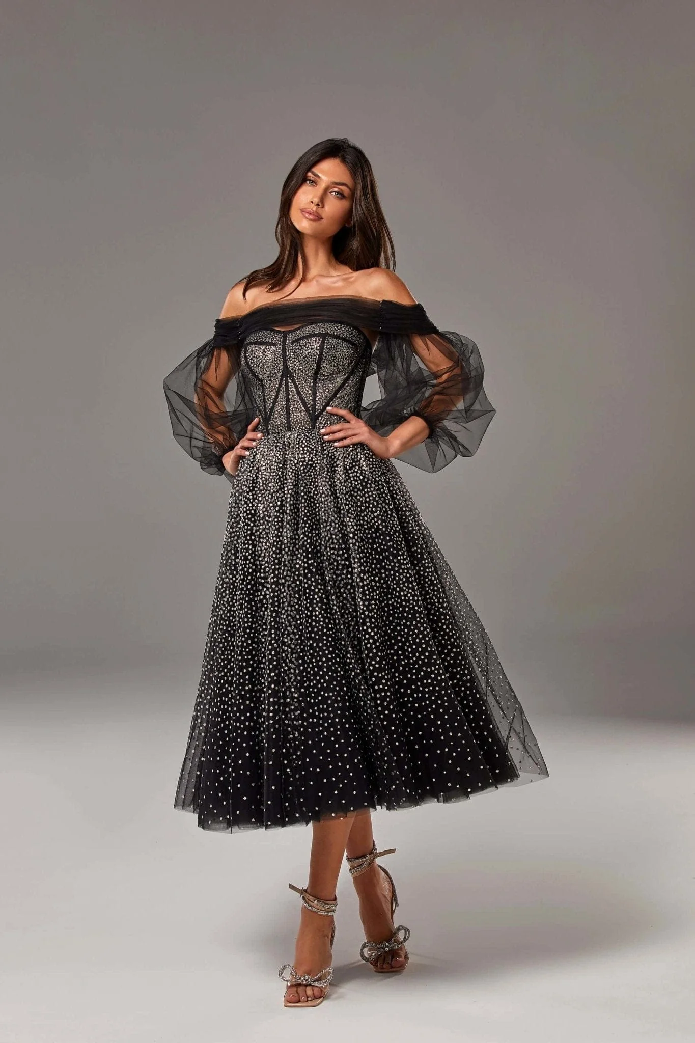 Sparkly midi dress