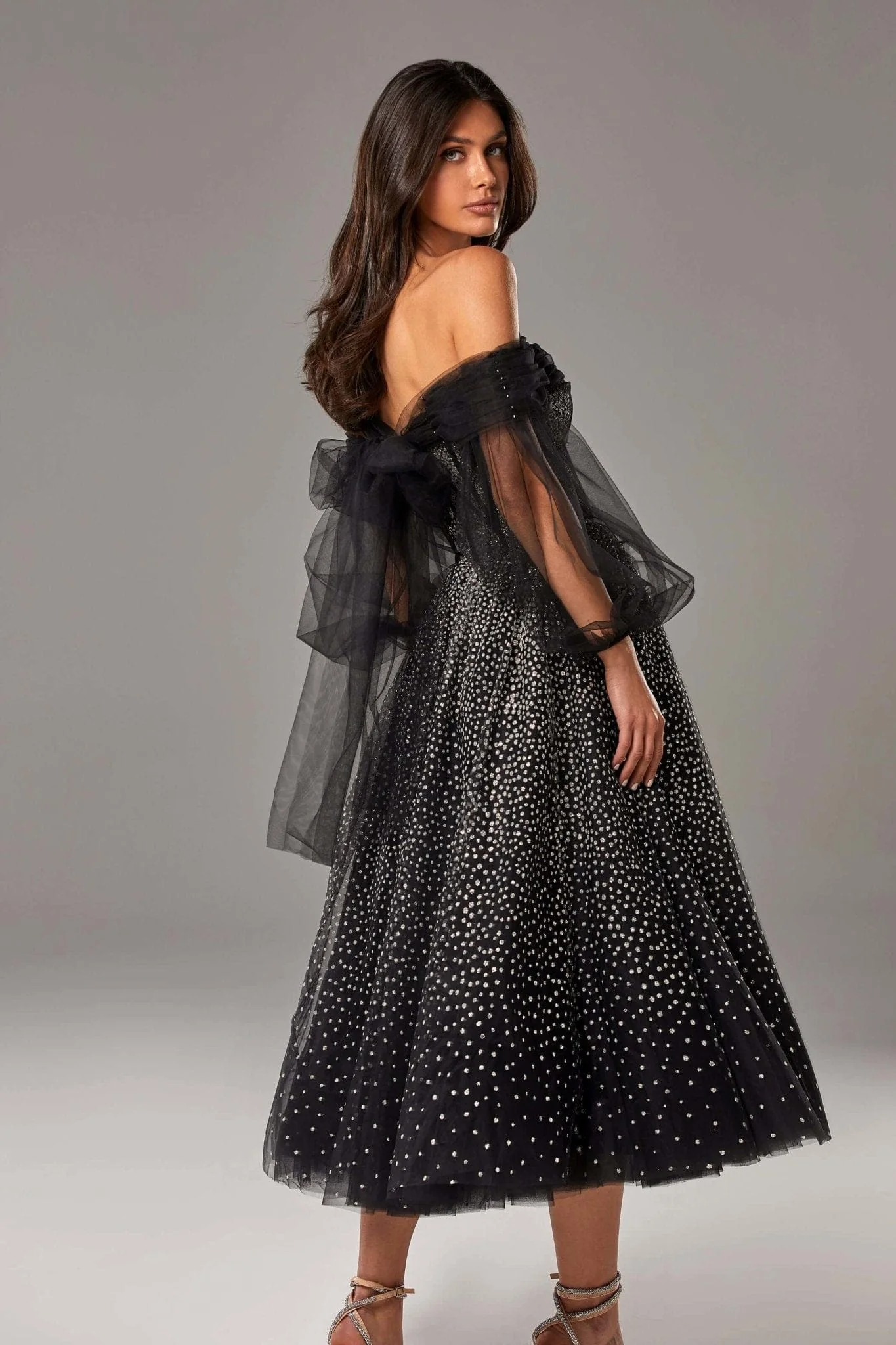 Sparkly midi dress - Image 3