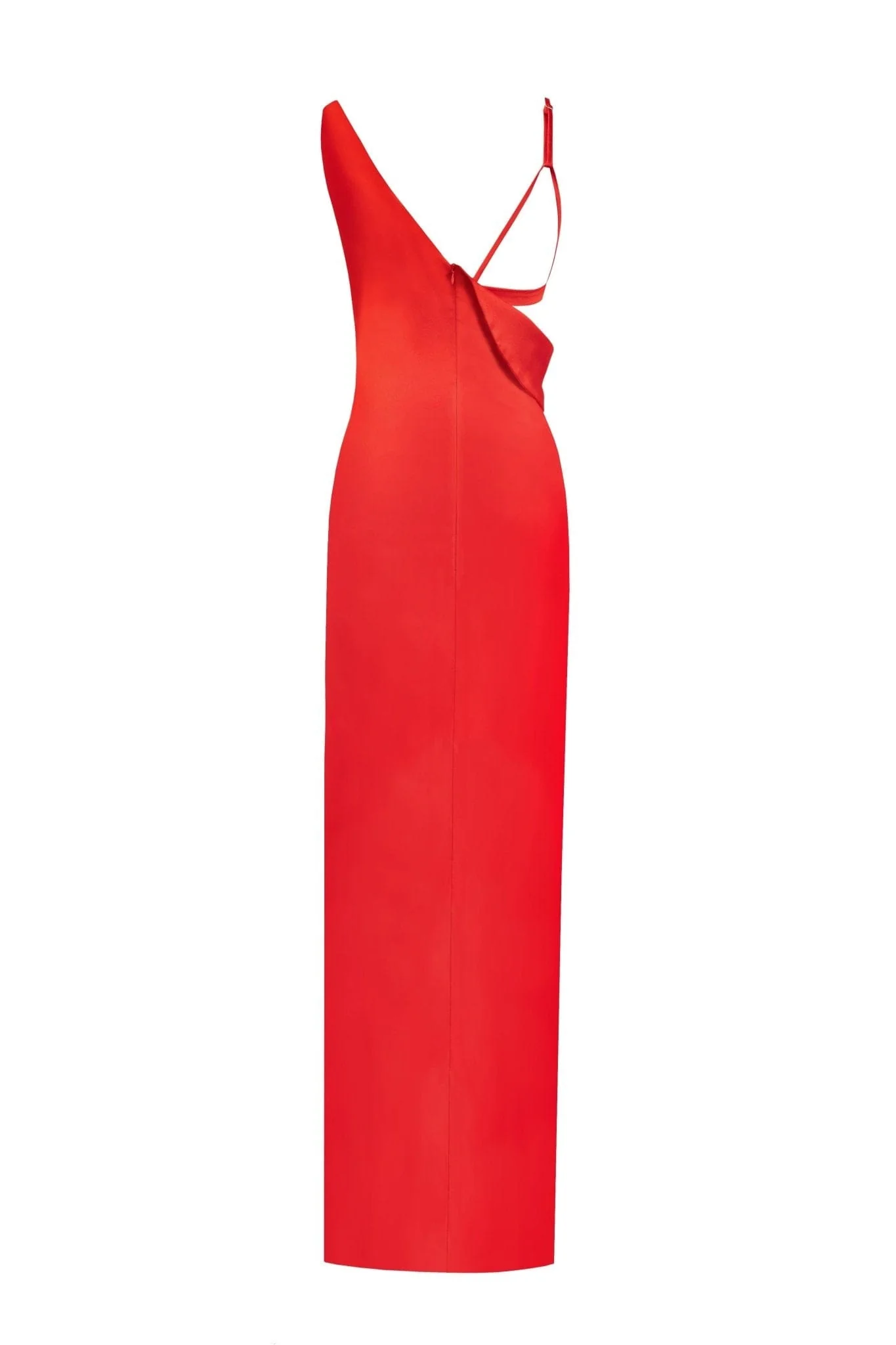 Femme-fatal red maxi dress - Image 4