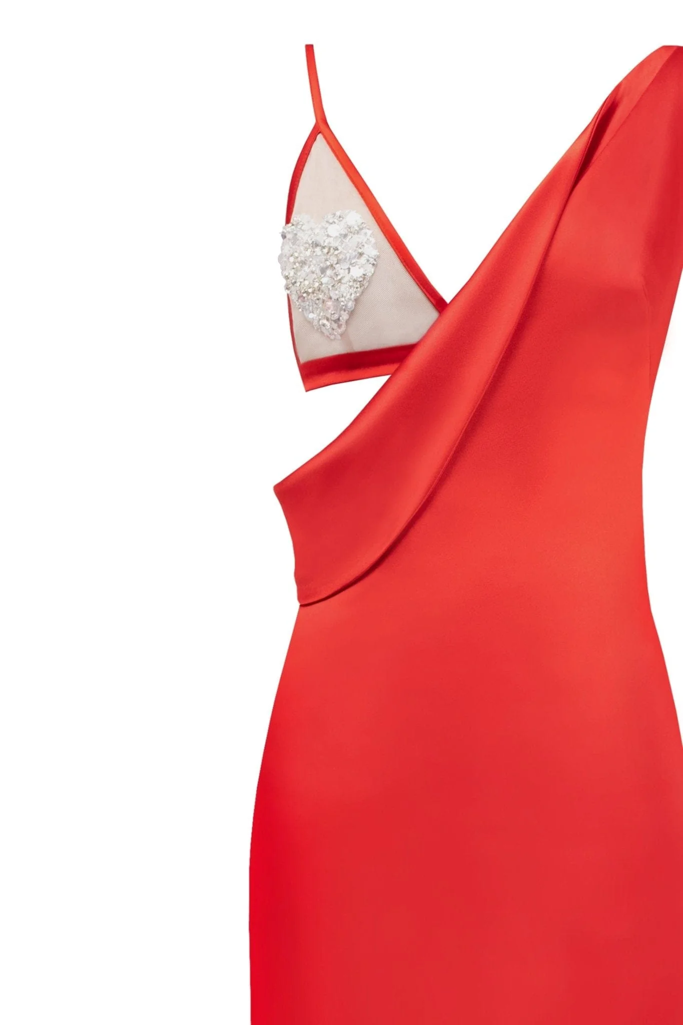 Femme-fatal red maxi dress - Image 6