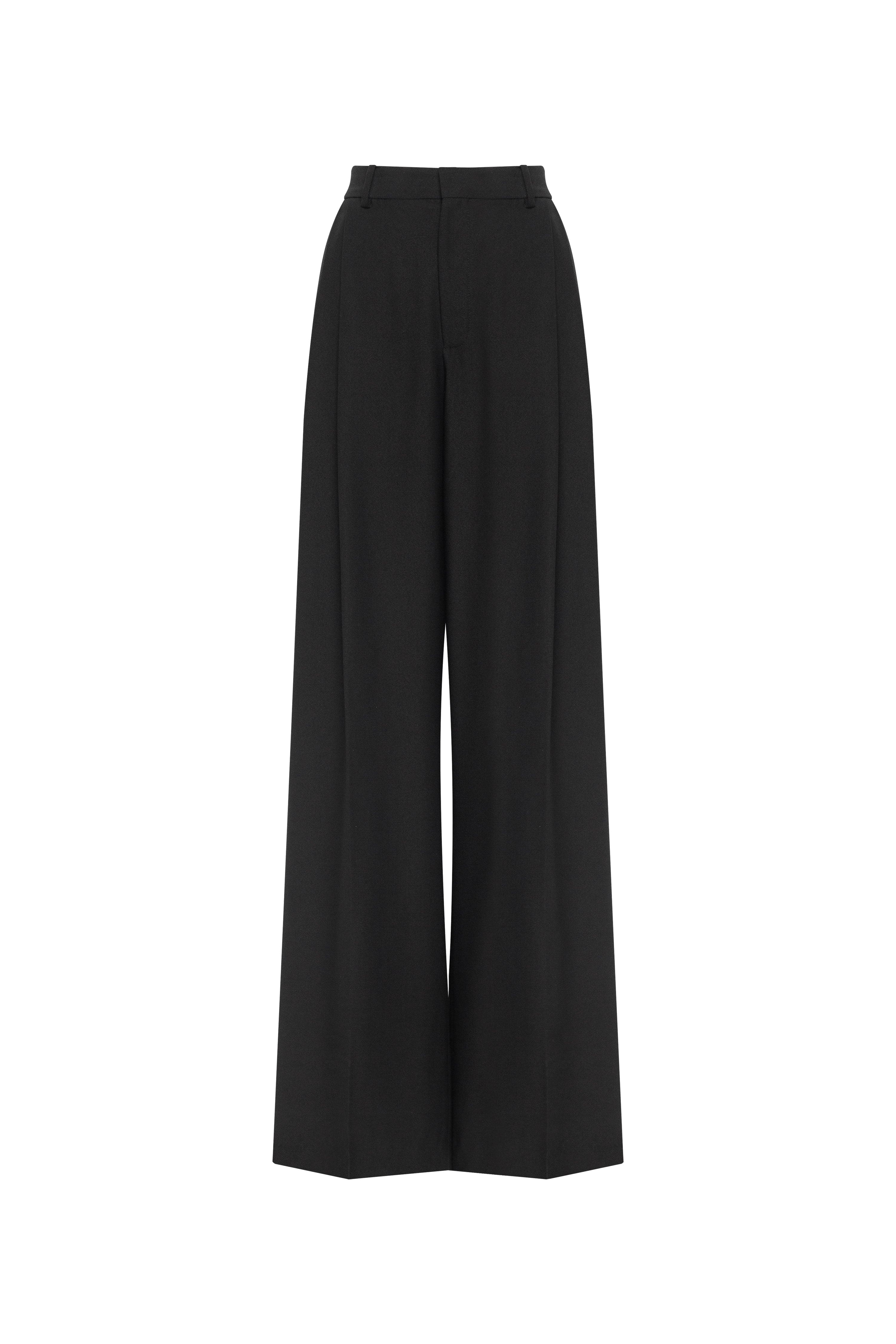 High-rise black suit pants, Xo Xo - Image 2