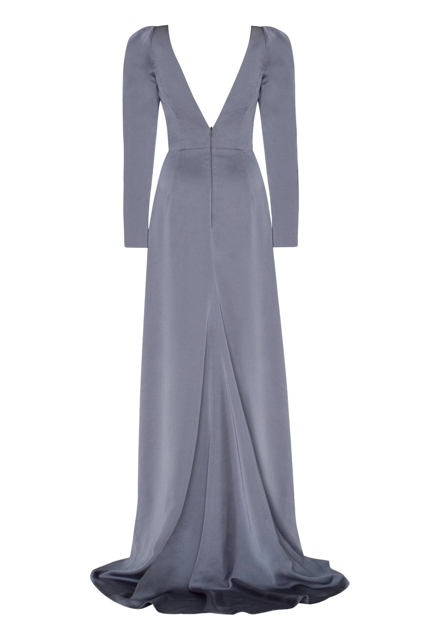 Long-Sleeved Evening Mermaid Dress - Image 4