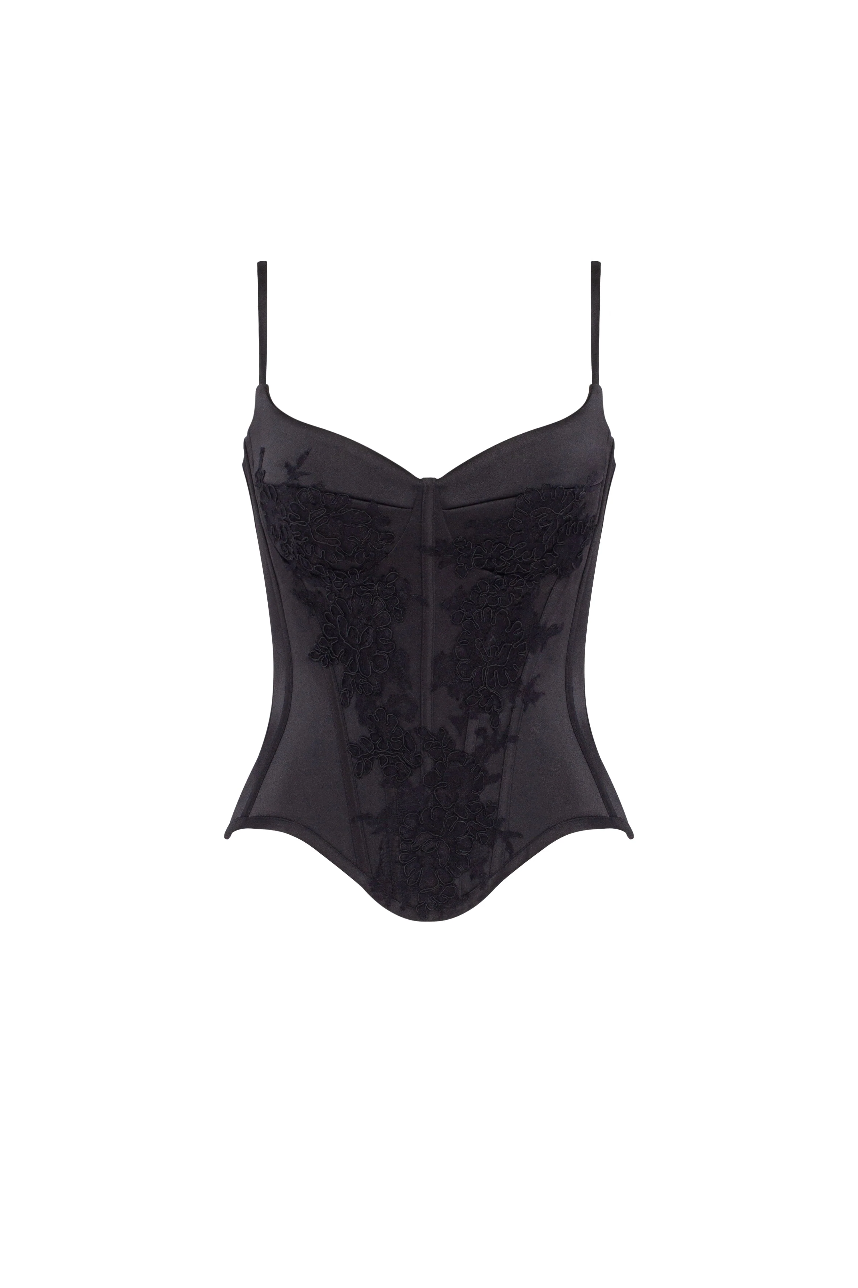 Obsidian lace corset, Parisienne - Image 2