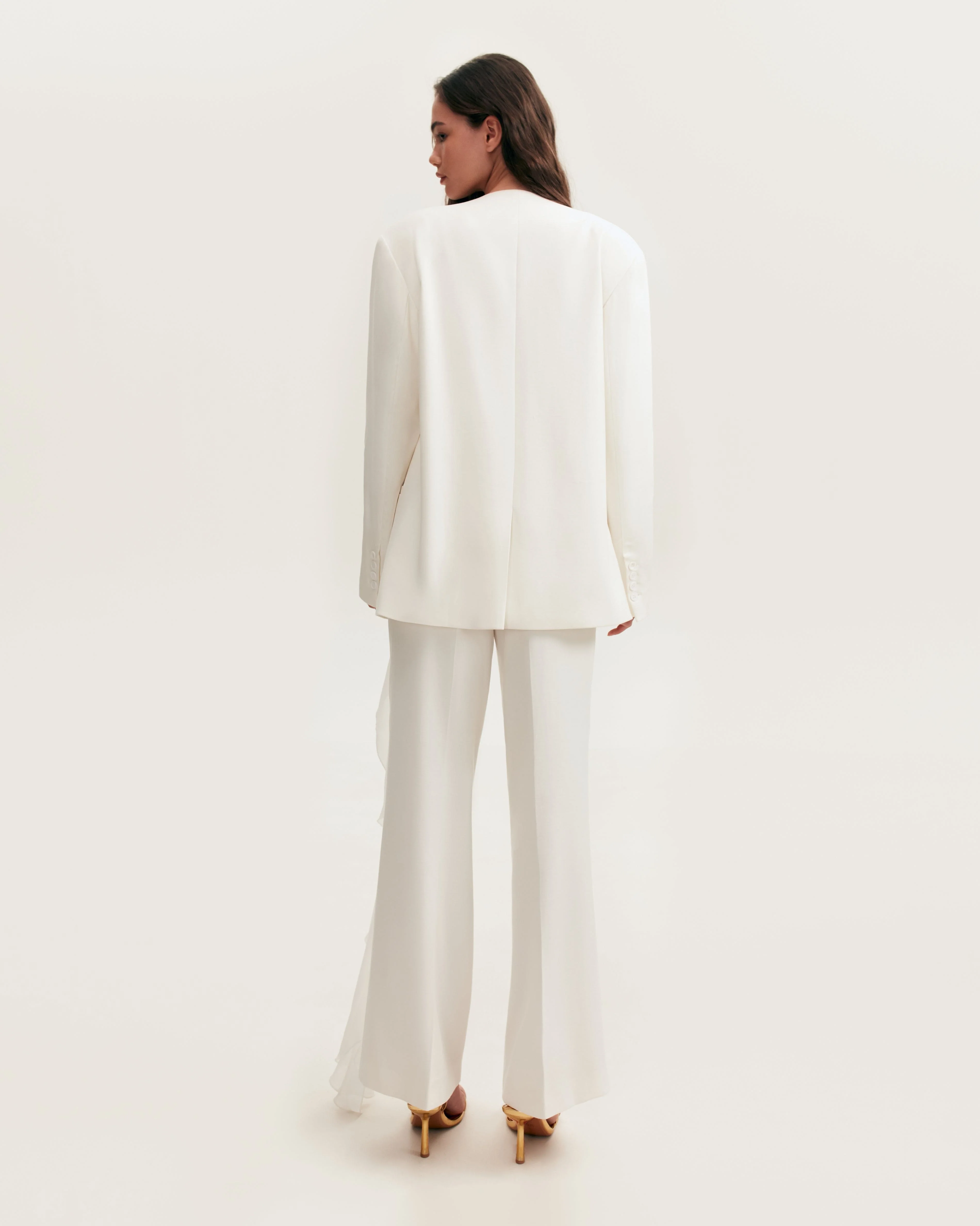 Panache white single-breasted blazer, Xo Xo - Image 3