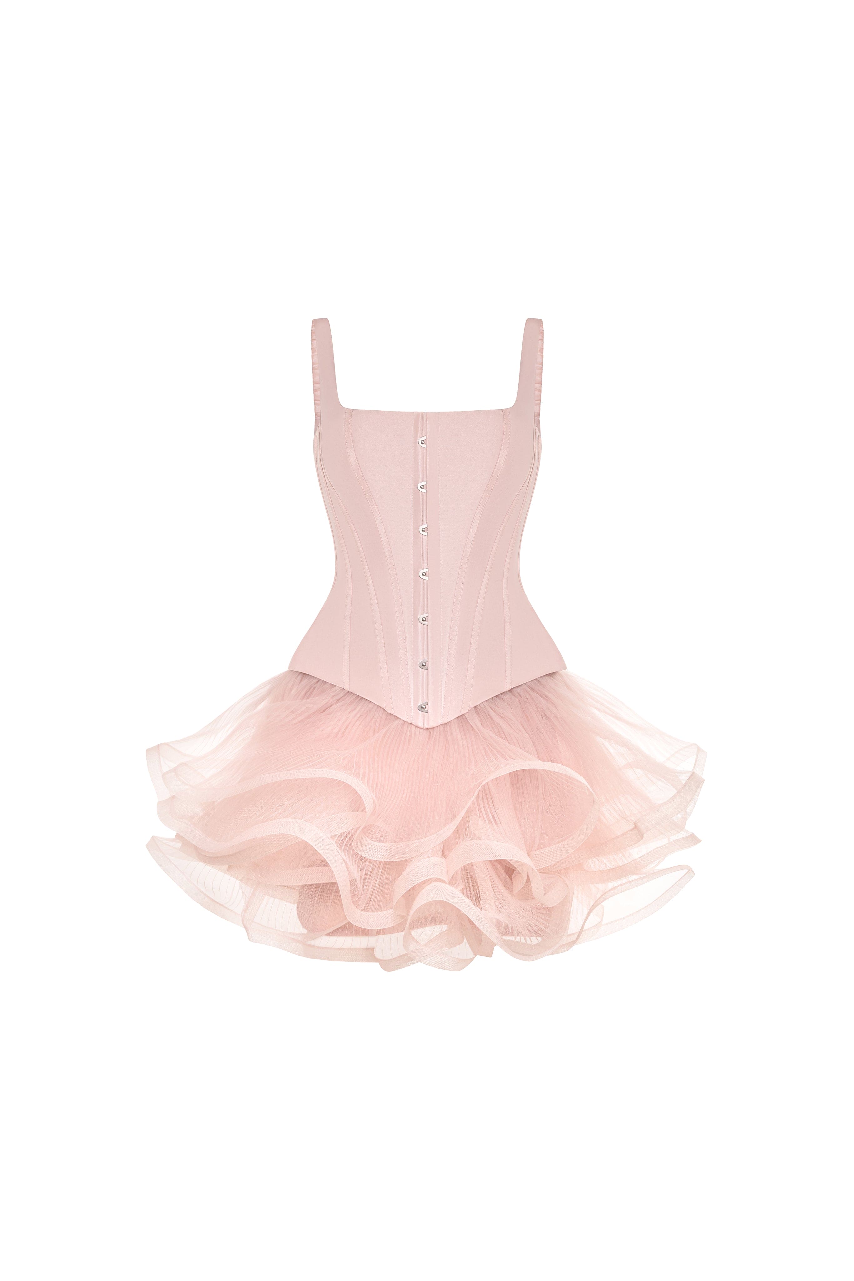 Sculpting pink low-waist corset - Image 2