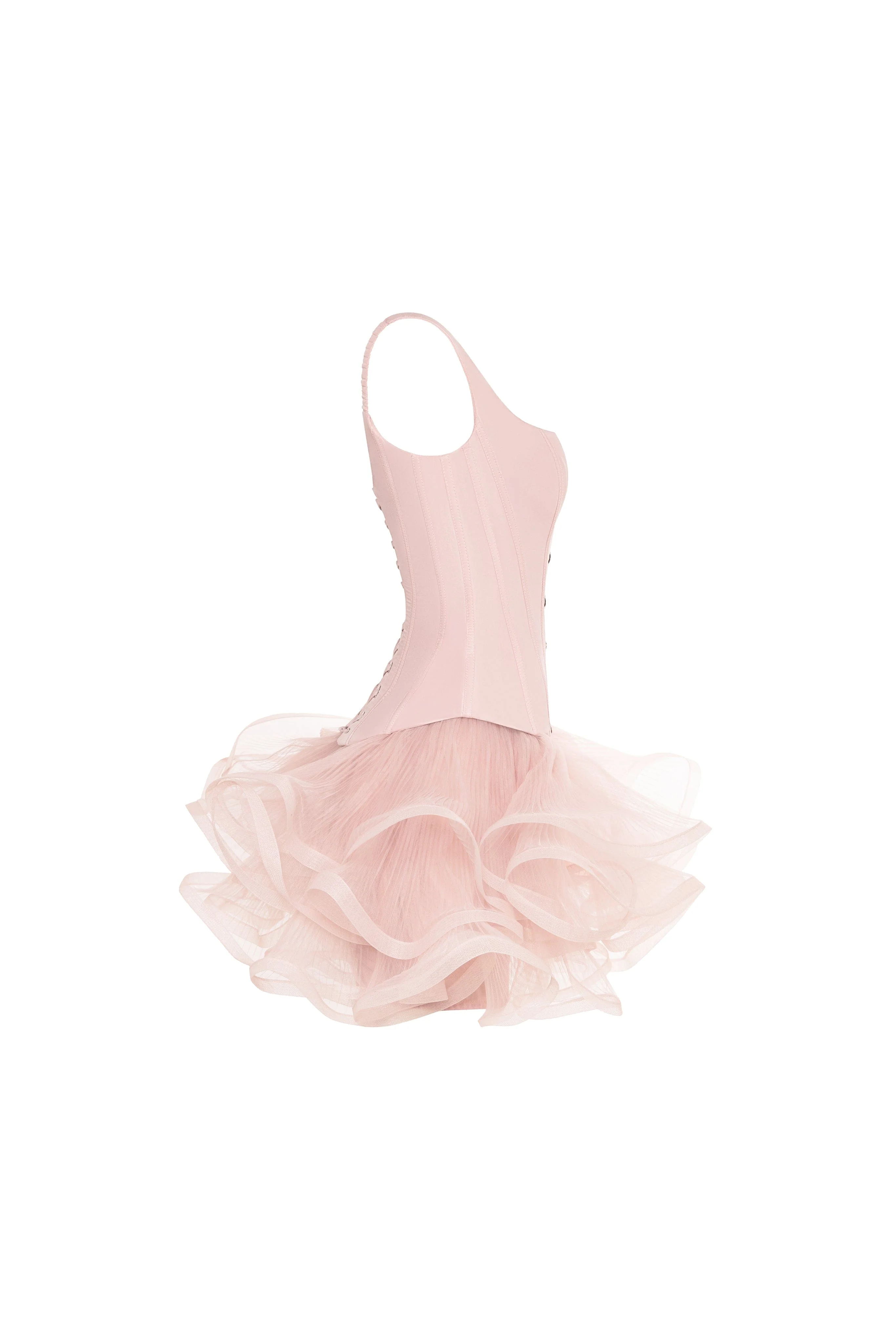 Sculpting pink low-waist corset - Image 6