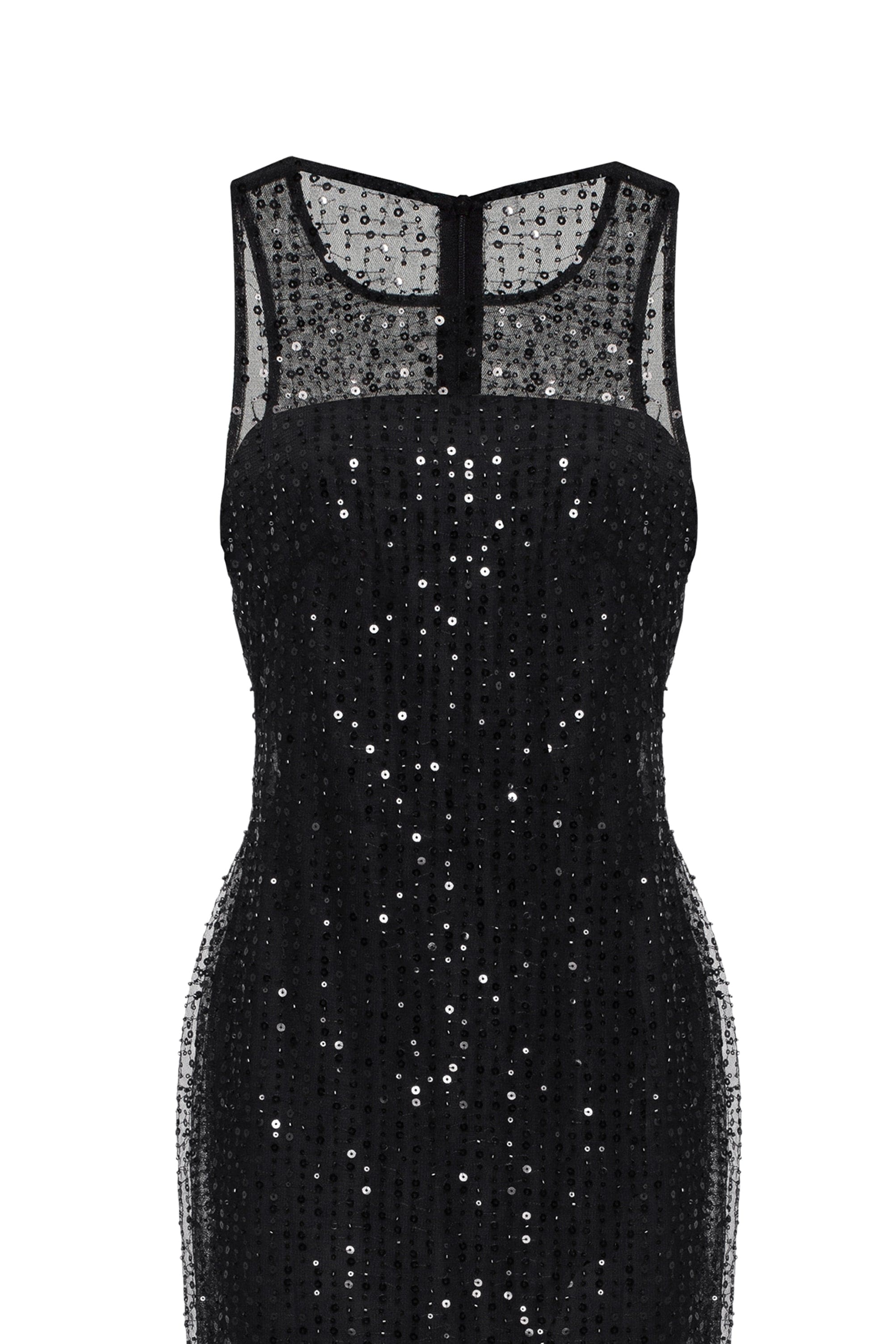 Sensational sheer lace maxi dress, Xo Xo - Image 4