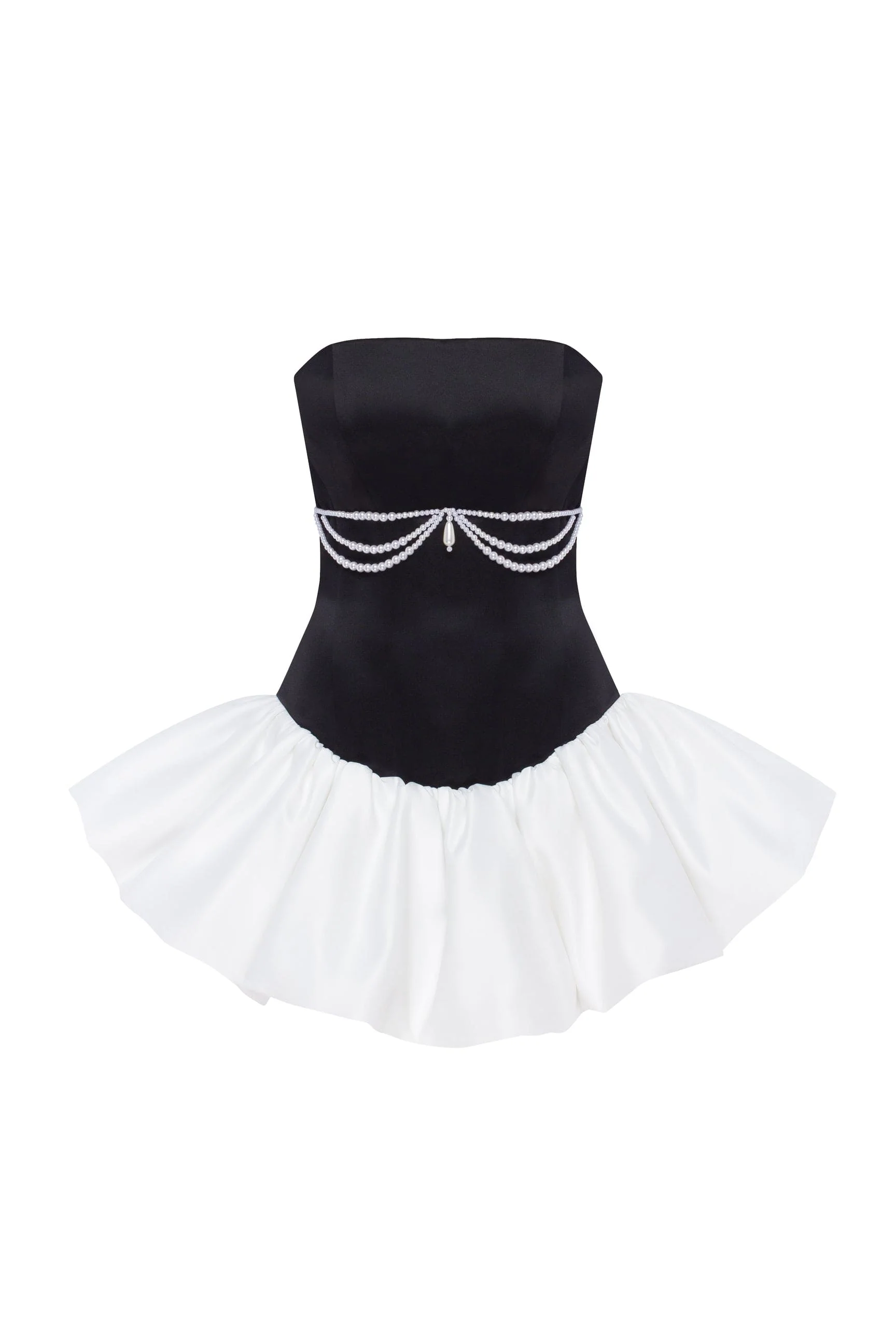 Swan-like mini corset dress, Glow-Up - Image 2