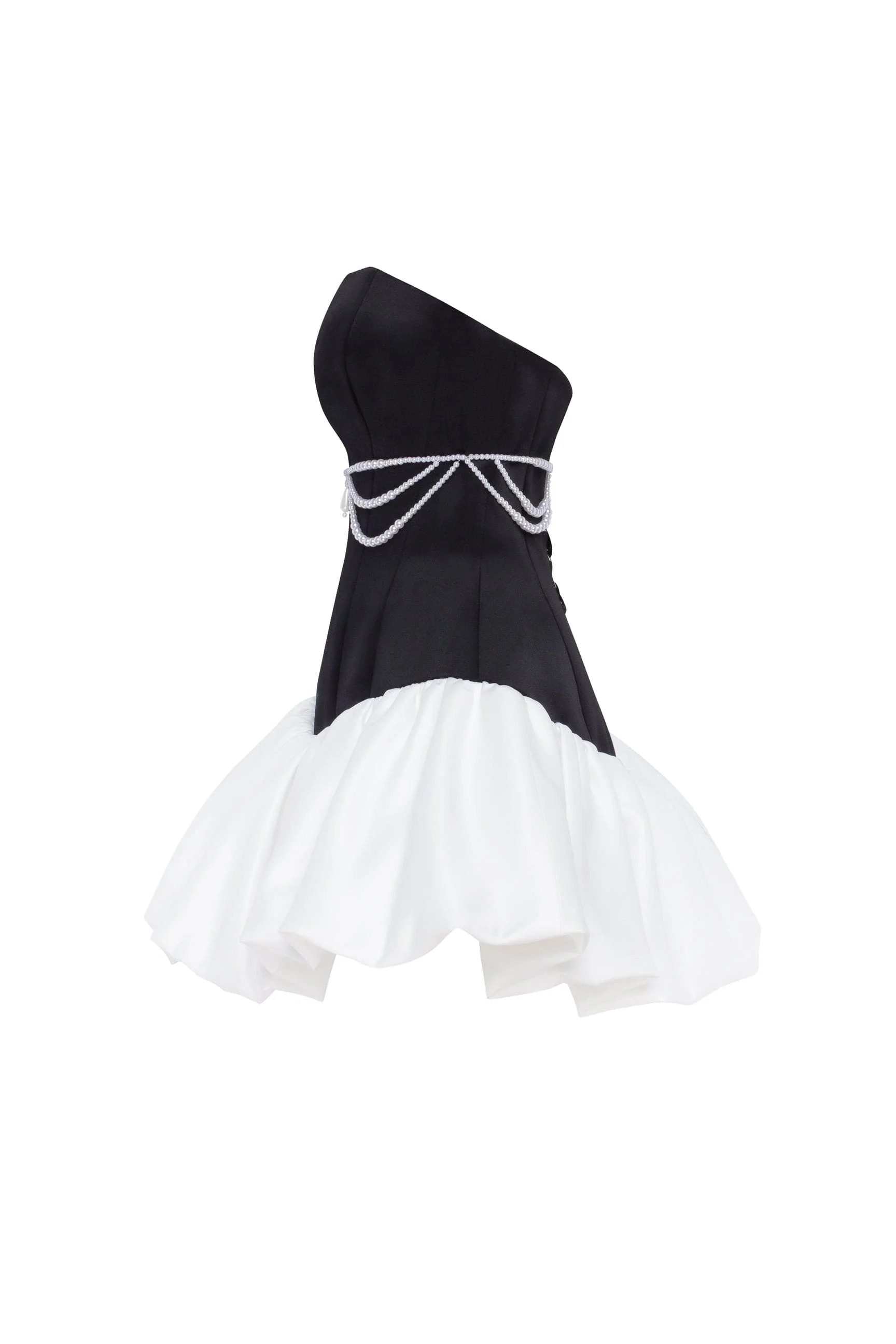 Swan-like mini corset dress, Glow-Up - Image 6