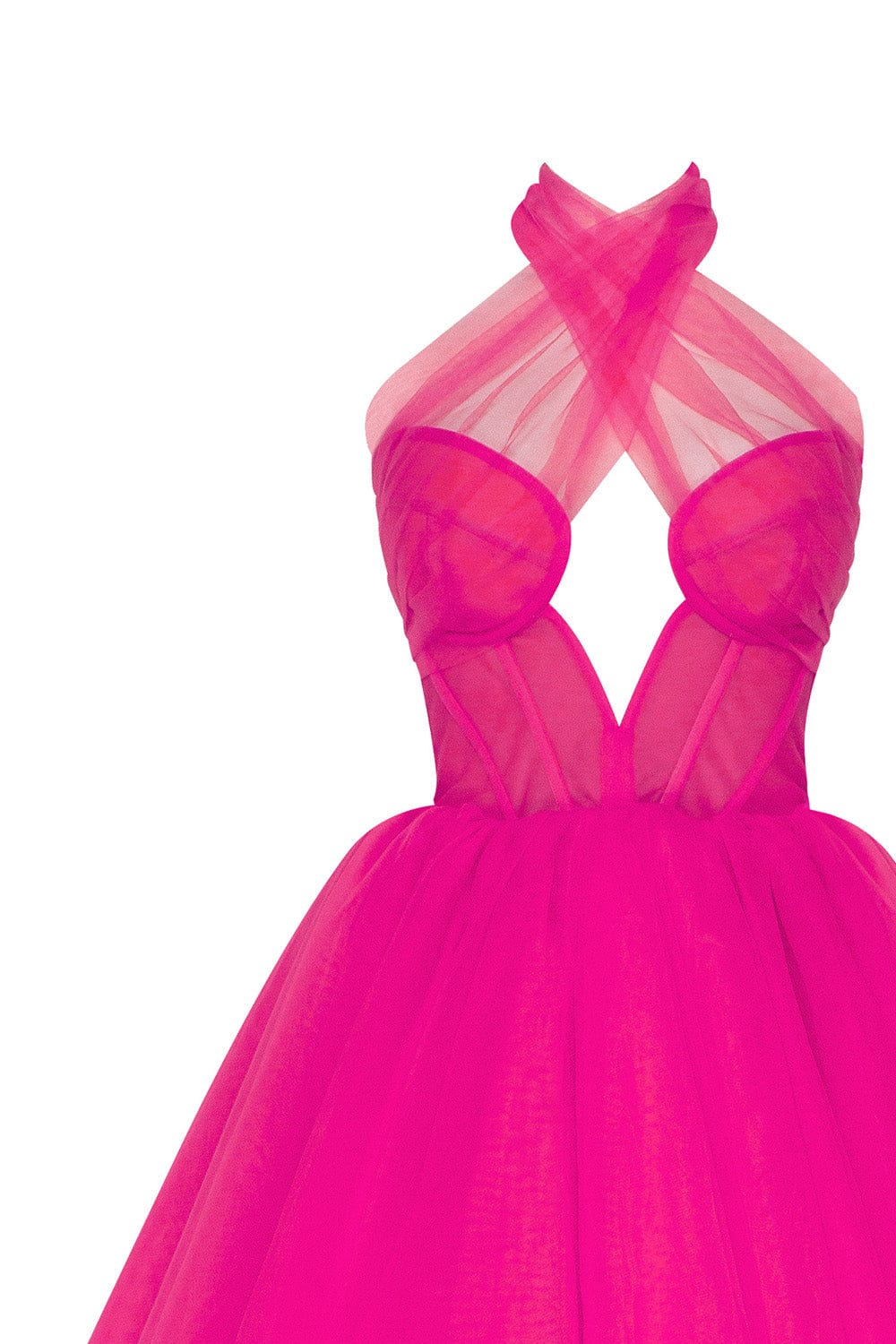 Vibrant pink mini dress - Image 2
